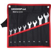 GEDORE red Doppelmaulschl.Satz kurz SW6-22mm 8tlg (R05126008) GEDORE red Doppelmaulschl.Satz kurz SW6-22mm 8tlg (R05126008)