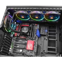 Thermaltake Water 3.0 Riing RGB 360 - Prozessor-Flüssigkeitskühlsystem - (für: LGA1156, AM2, AM2+, LGA1366, AM3, LGA1155, AM3+, LGA2011, FM1, FM2, LGA1150, LGA2011-3, LGA1151, LGA1200) - Kupfer - 120 mm