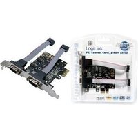 LogiLink PCI Express Interface Card Serial 2x - Serieller Adapter - PCI Express x1 - RS-232 - 2 Anschlüsse - grün (PC0031) LogiLink PCI Express Interface Card Serial 2x - Serieller Adapter - PCI Express x1 - RS-232 - 2 Anschlüsse - grün (PC0031)