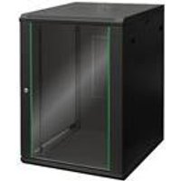 DIGITUS Dynamic Basic DN-19 16U-6/6-EC-SW - Schrank Netzwerkschrank - geeignet für Wandmontage - Schwarz, RAL 9005 - 16U - 48.3 cm (19) DIGITUS Dynamic Basic DN-19 16U-6/6-EC-SW - Schrank Netzwerkschrank - geeignet für Wandmontage - Schwarz, RAL 9005 - 16U - 48.3 cm (19)