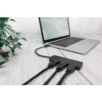 DIGITUS MST Hub - Video-Verteiler - USB-C - 3 x HDMI - Desktop DIGITUS MST Hub - Video-Verteiler - USB-C - 3 x HDMI - Desktop