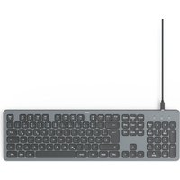 Hama USB-Tastatur CK-400 beleuchtet kabelgebunden Schwarz QWERTZ DE (00173058) Hama USB-Tastatur CK-400 beleuchtet kabelgebunden Schwarz QWERTZ DE (00173058)