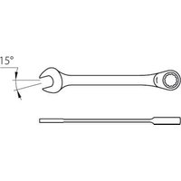 GEDORE Maulschlüssel mit Ringratsche UD-Profil 32 mm (2297248) GEDORE Maulschlüssel mit Ringratsche UD-Profil 32 mm (2297248)