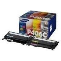 Samsung Toner CLT-P406C - Rainbow Kit - BK/C/M/Y - Kapazität:1x 1.500 / 3x 1.000 Seiten (CLT-P406C/ELS) Samsung Toner CLT-P406C - Rainbow Kit - BK/C/M/Y - Kapazität:1x 1.500 / 3x 1.000 Seiten (CLT-P406C/ELS)