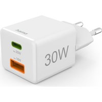 Hama - Netzteil - 30 Watt - 3 A - PD, QC 2,0, QC 3,0 - 2 Ausgabeanschlussstellen (USB Typ A, 24 pin USB-C) - weiß (00201992) Hama - Netzteil - 30 Watt - 3 A - PD, QC 2,0, QC 3,0 - 2 Ausgabeanschlussstellen (USB Typ A, 24 pin USB-C) - weiß (00201992)