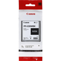 Canon PFI-030MBK - 55 ml - mattschwarz - Original - Tintenbehälter - für imagePROGRAF TA-20, TA-30 Canon PFI-030MBK - 55 ml - mattschwarz - Original - Tintenbehälter - für imagePROGRAF TA-20, TA-30