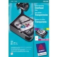 Avery 3561 - Transparentfolien - klar - A4 (210 x 297 mm) - 50 Stck. (3561) Avery 3561 - Transparentfolien - klar - A4 (210 x 297 mm) - 50 Stck. (3561)