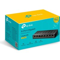 TP-LINK LS1008G Netzwerk-Switch Unmanaged Gigabit Ethernet (10/100/1000) Schwarz (LS1008G) TP-LINK LS1008G Netzwerk-Switch Unmanaged Gigabit Ethernet (10/100/1000) Schwarz (LS1008G)