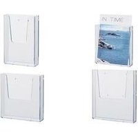 helit Wandprospekthalter transparent DIN A4 (H2350202) - 2 Stück helit Wandprospekthalter transparent DIN A4 (H2350202) - 2 Stück