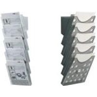 helit Wandprospekthalter the grid wall transparent DIN A4 5 Fächer (H6103102) helit Wandprospekthalter the grid wall transparent DIN A4 5 Fächer (H6103102)