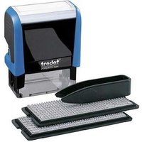 trodat Stempel Printy Typomatic, mech., Kst., 47x18mm, 4z., blau, Druckf.: sw 1 Stück (43145) trodat Stempel Printy Typomatic, mech., Kst., 47x18mm, 4z., blau, Druckf.: sw 1 Stück (43145)