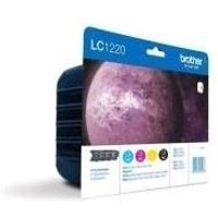 Brother LC1220VALBP - 4er-Pack - Schwarz, Gelb, Cyan, Magenta - Original - Blisterverpackung - Tintenpatrone - für DCP J525W, J725DW, J925DW, MFC J430W, J625DW, J825DW, J825N (LC-1220VALBP) Brother LC1220VALBP - 4er-Pack - Schwarz, Gelb, Cyan, Magenta - Original - Blisterverpackung - Tintenpatrone - für DCP J525W, J725DW, J925DW, MFC J430W, J625DW, J825DW, J825N (LC-1220VALBP)