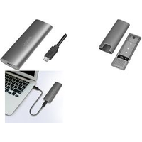 LogiLink Gehäuse für M.2 NVMe PCIe & SATA SSD, USB 3.2 Gen 2 Kapazität: bis zu 4 TB, Aluminiumgehäuse in silber, - 1 Stück (UA0389) LogiLink Gehäuse für M.2 NVMe PCIe & SATA SSD, USB 3.2 Gen 2 Kapazität: bis zu 4 TB, Aluminiumgehäuse in silber, - 1 Stück (UA0389)