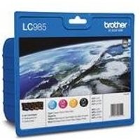 Brother LC985VALBP - 4er-Pack - Schwarz, Gelb, Cyan, Magenta - original - Blisterverpackung - Tintenpatrone - für Brother DCP-J125, DCP-J140, DCP-J315, DCP-J515, MFC-J220, MFC-J265, MFC-J410, MFC-J415 Brother LC985VALBP - 4er-Pack - Schwarz, Gelb, Cyan, Magenta - original - Blisterverpackung - Tintenpatrone - für Brother DCP-J125, DCP-J140, DCP-J315, DCP-J515, MFC-J220, MFC-J265, MFC-J410, MFC-J415