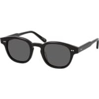 Chimi Chimi 01 Black, Runde Sonnenbrille, Unisex, polarisiert, in Sehstärke erhältlich