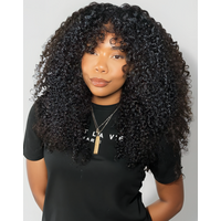 Nadula Super Sale Bye Bye Knots Wig 2.0™ 7x5 Kinky Curly Pre cut Lace Closure 180% Density Human Hair Wigs