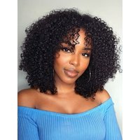 Nadula ScalpLook™ V Part Kinky Curly Wig InvisiBlend Glueless Human Hair Coily Wig Easy To Wear
