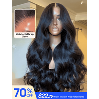 $2225 With Installment Nadula Flash Sale 7x5 Byebye Knots Put On and Go Body Wave Wig Pre Bleached Invisible Knots Glueless Wigs