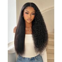 Nadula ScalpLook™ V Part Wet & Curly 2 in 1 Straight to Curly Dream Curl Glueless Human Hair Wigs