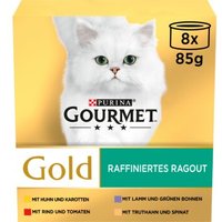 Fressnapf GOURMET Gold Raffiniertes Ragout Mix 8 x 85 g