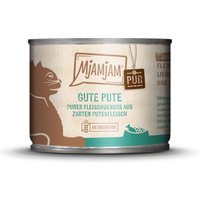 MjAMjAM nourriture humide pour chat adulte pur plaisir de viande Dinde 6x200 g