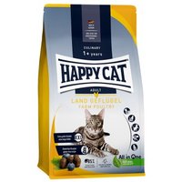 HAPPY CAT Croquettes Culinary pour chat adulte, volaille de campagne 4 kg