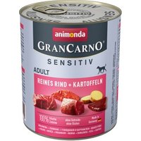 animonda GranCarno Adult Sensitiv Rind & Kartoffel 6x800 g