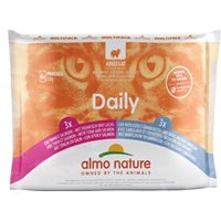 Almo nature Daily Wielopak 6 x 70 g Wybór produktów z rybą