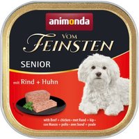 animonda Vom Feinsten nourriture humide pour chien, Senior Bœuf et poulet 22x150 g