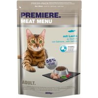 PREMIERE Meat Menu Croquettes pour chat adulte Saumon 300 g