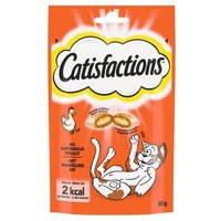 Dreamies CATISFACTIONS Friandises pour chat et chaton Poulet 6x60 g