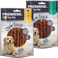 PREMIERE Chew Snack Kaustangen Huhn und Ente 2x200g