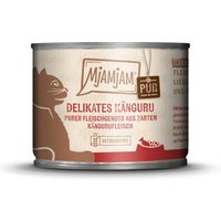 MjAMjAM nourriture humide pour chat adulte pur plaisir de viande Kangourou 6x200 g