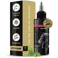 Peticare Anti-Parasiten Mittel für Pferde gegen Milben Flöhe Pilze 250 ml