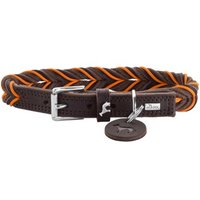 Hunter Halsband Solid Education Cord dunkelbraun 60 cm