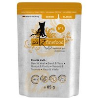 Catz finefood Nourriture humide chat Classic Senior N° 7 bœuf et veau 32x85 g