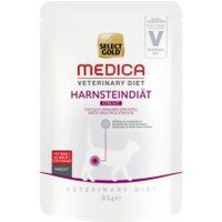 SELECT GOLD Medica Calculs Urinaires Struvite Sachets de Ragoût Chat Adulte Bœuf 24x85 g
