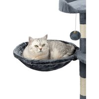 lionto-liegemulde-fuer-kratzbaeume-15-cm-tiefe-dunkelgrau