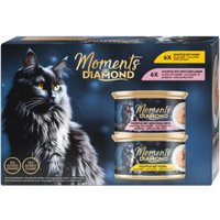 MOMENTS Nourriture humide Diamond chat Adult Soufflé MultiPack12 x 85 g