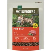 REAL NATURE Wilderness aliments secs pour chat senior Pure Beef 2,5 kg
