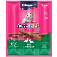 Vitakraft Cat-Stick Canard et lapin 3x6 g