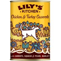 LILY'S KITCHEN Nourriture humide pour chien LILY’S KITCHEN Adult Poulet et dinde 6x400 g
