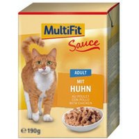 MultiFit Adult in Sauce 12x190g Mit Huhn