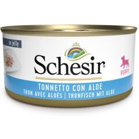 Schesir Puppy 18x150g tonijn met aloë