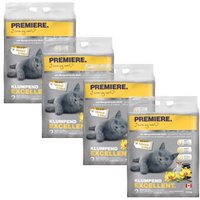 PREMIERE Litière agglomérante Excellent, parfum frais du matin 4x12 kg