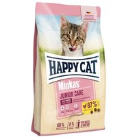 HAPPY CAT Minkas Croquettes Chat Junior, Care, Volaille 1,5 kg