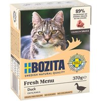 BOZITA nourriture humide pour chat, adulte, morceaux en sauce Canard 6x370 g