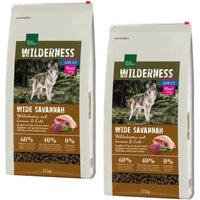 REAL NATURE WILDERNESS Maxi Adult Wide Savannah mit Wildschwein, Lamm & Ente 2x12 kg