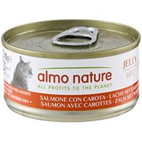 Almo nature HFC Jelly Pâtée pour chat au saumon et carottes 24x70 g