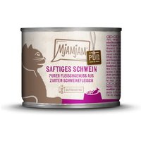 MjAMjAM nourriture humide pour chat adulte, pur plaisir de viande 6x200 g Porc